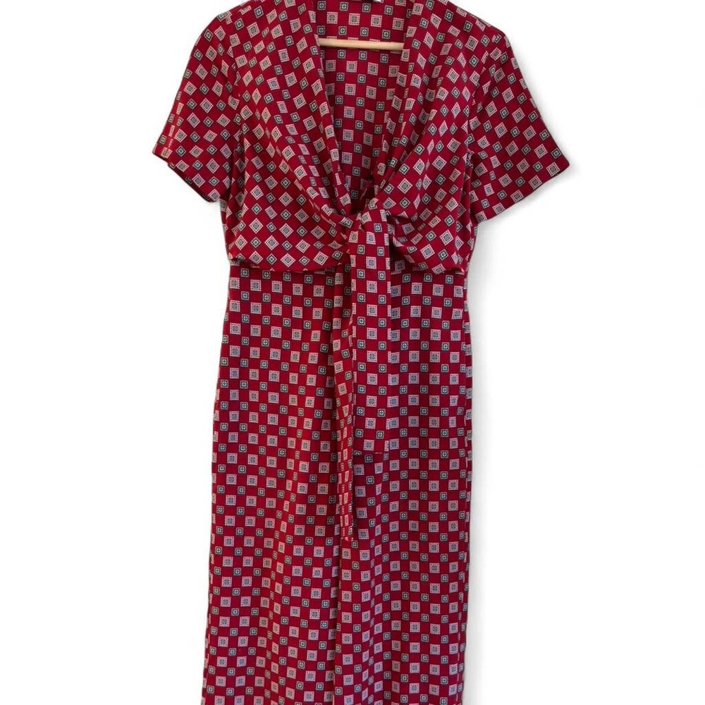 Sandro Jumpsuit: Tie Front Wide Leg